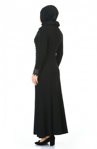 Schwarz Hijab Kleider 8K3811500-01