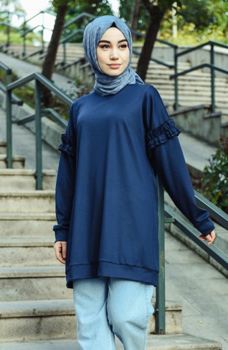 Navy Blue Sweatshirt 8051-02