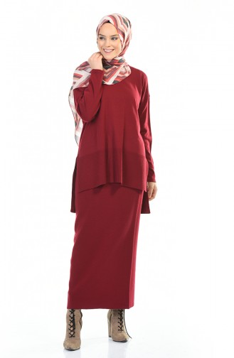 Claret Red Suit 4146-01