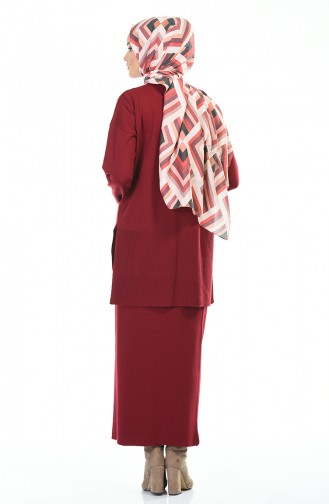 Claret Red Suit 4146-01