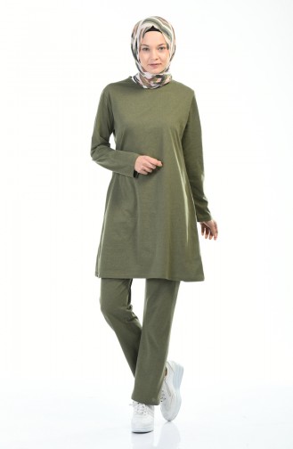 Tunik Pantolon İkili Takım 1012-03 Haki 1012-03