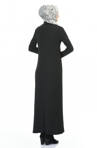 Black İslamitische Jurk 0331-02