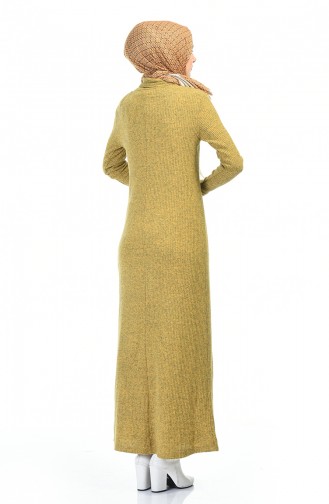 فستان أصفر خردل 0331-06