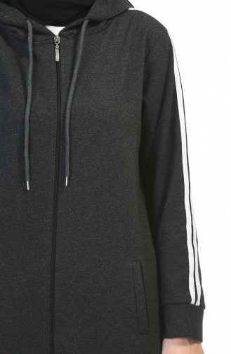 Zippered Tracksuit Suit Anthracite 30110B-04