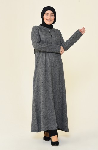 Gray Abaya 99220D-01