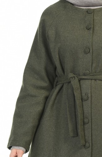 معطف طويل كاكي 5505-05