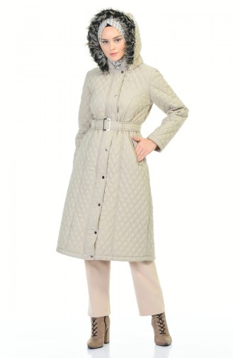 Beige Winter Coat 504319-01