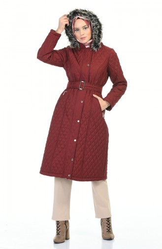 Claret Red Winter Coat 504319-03