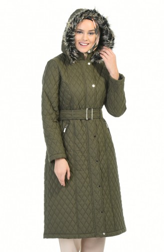 Khaki Winter Coat 504319-04