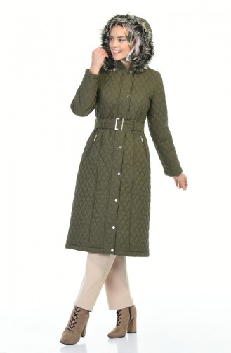 Khaki Winter Coat 504319-04