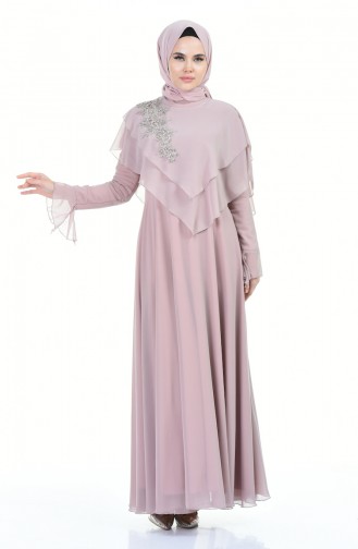Pearl Evening Dress Rose Dried 6170-01