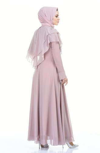 Pearl Evening Dress Rose Dried 6170-01