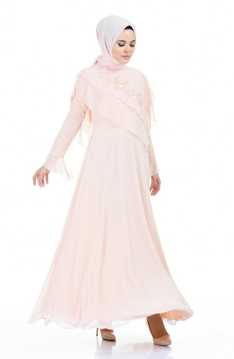 pearl evening gown