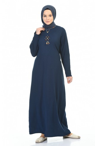 Robe Hijab Bleu Marine 0065-03