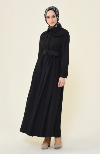 Robe Hijab Noir 4033-05