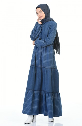 Indigo Hijab Kleider 3106-06