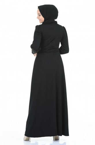 فستان أسود 6780-03