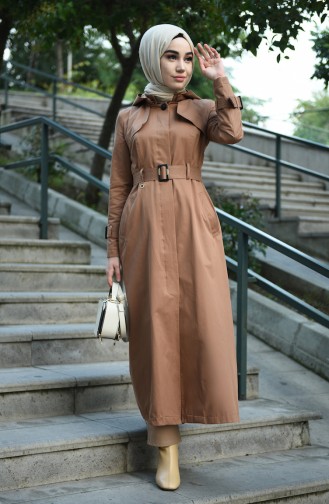 Cinnamon Trench Coats Models 6828-04