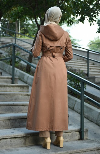 Cinnamon Trench Coats Models 6828-04