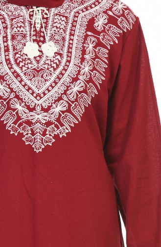 Claret red Tuniek 0055-01