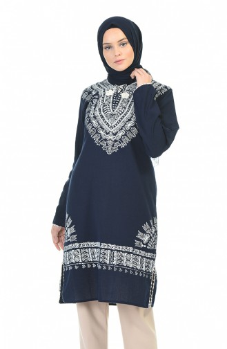 Navy Blue Tuniek 0055-03