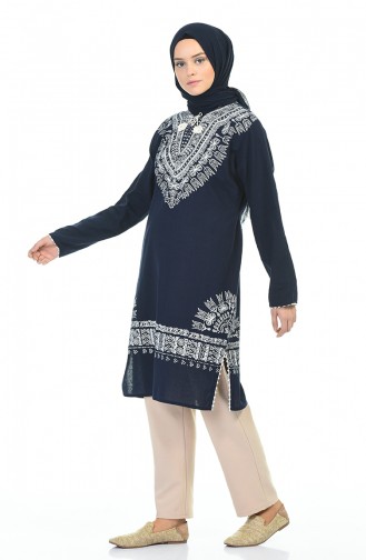 Navy Blue Tuniek 0055-03