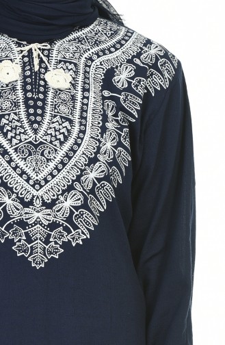 Navy Blue Tuniek 0055-03