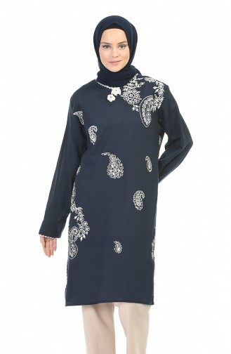 Navy Blue Tunics 0506-01