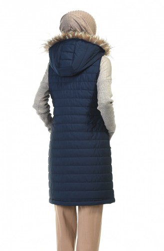 Gilet Sans Manches Bleu Marine 5136-01