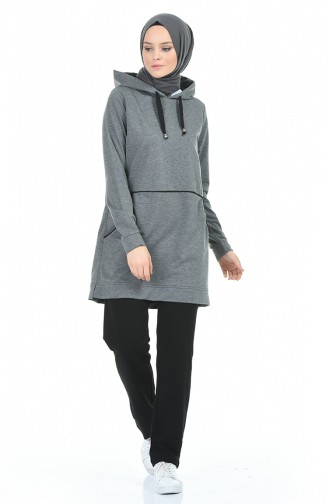 Hooded Tracksuit Light Anthracite 9119-02