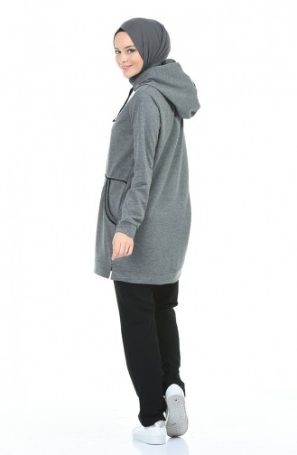 Hooded Tracksuit Light Anthracite 9119-02