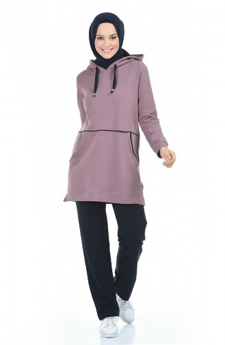 Hooded Tracksuit Soil Color 9119-03