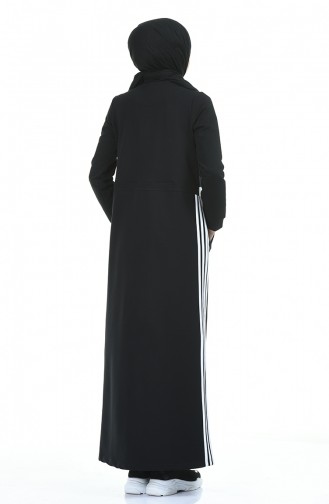 Black Abaya 9115-01