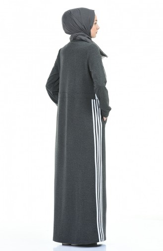 Anthracite Abaya 9115-03