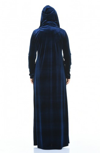 Dunkelblau Abayas 1917-01