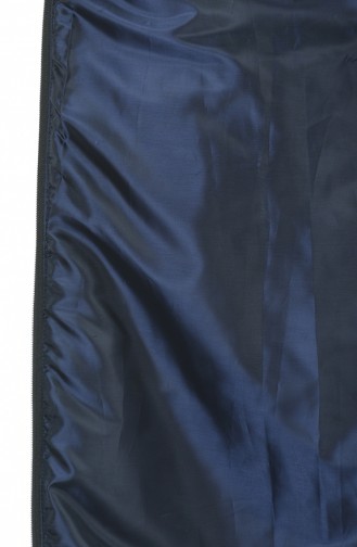 معطف طويل أزرق كحلي 5129-05