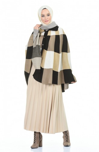 Brown Poncho 1004B-01