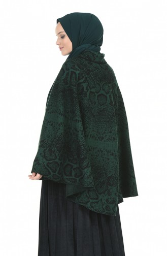 Emerald Green Poncho 1004C-01