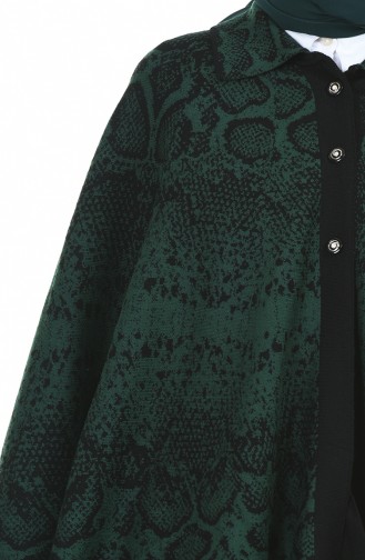 Emerald Green Poncho 1004C-01