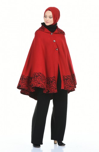 Ponchos Rouge 1004E-02