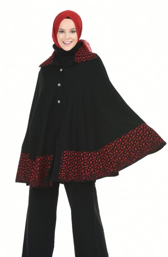 Black Poncho 1004G-01