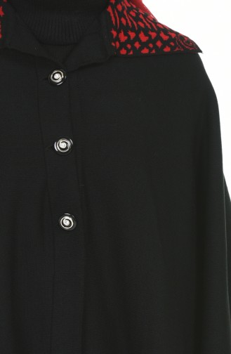 Black Poncho 1004G-01