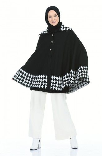 Black Poncho 1004H-01