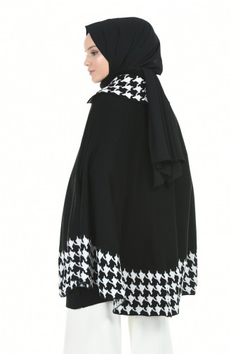 Black Poncho 1004H-01