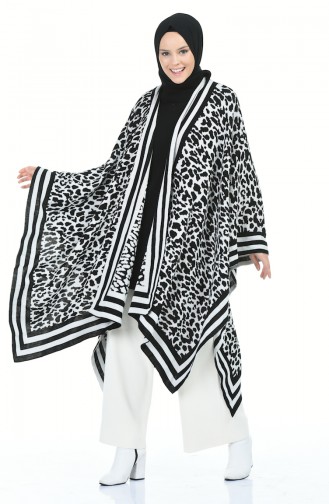 White Poncho 1010B-01