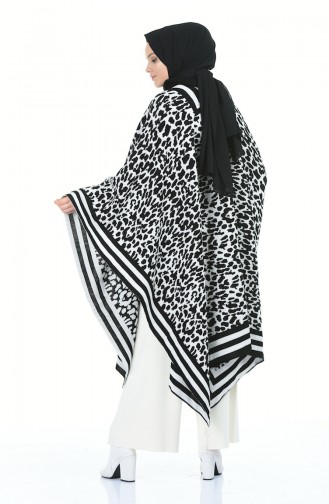 White Poncho 1010B-01