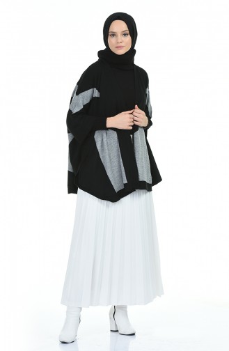 Gray Poncho 1015-02