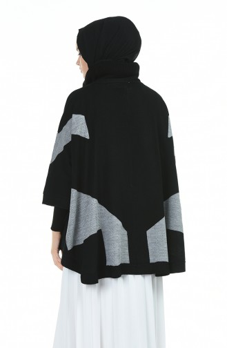 Gray Poncho 1015-02