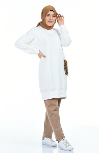 White Sweatshirt 3241-06