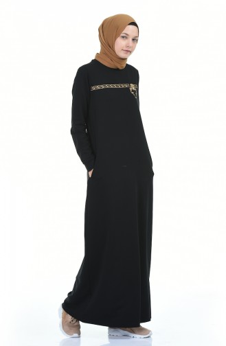 Robe Hijab Noir 9112-05